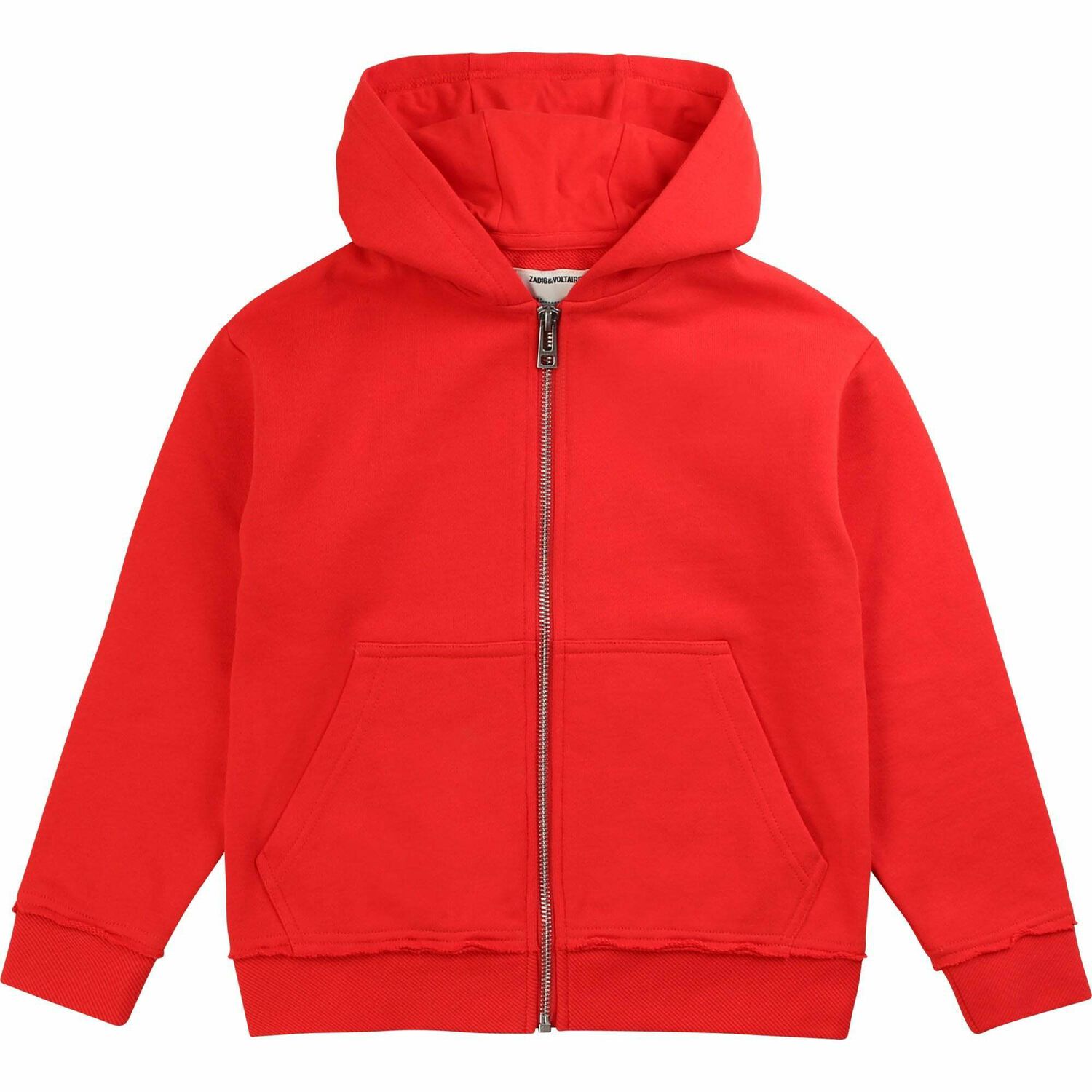 Boys Bright Red Hooded Top, 1, hi-res image number null