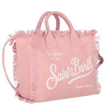 Girls Pink Logo Tote Bag