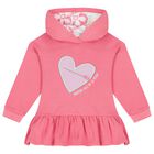 Girl Pink Hear Logo Leggings Set, 1, hi-res