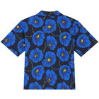 Boys Blue Logo & Poppy Poplin Shirt, 1, hi-res