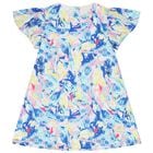 فستان بنات بالشعار متعدد الألوان , 1, hi-res