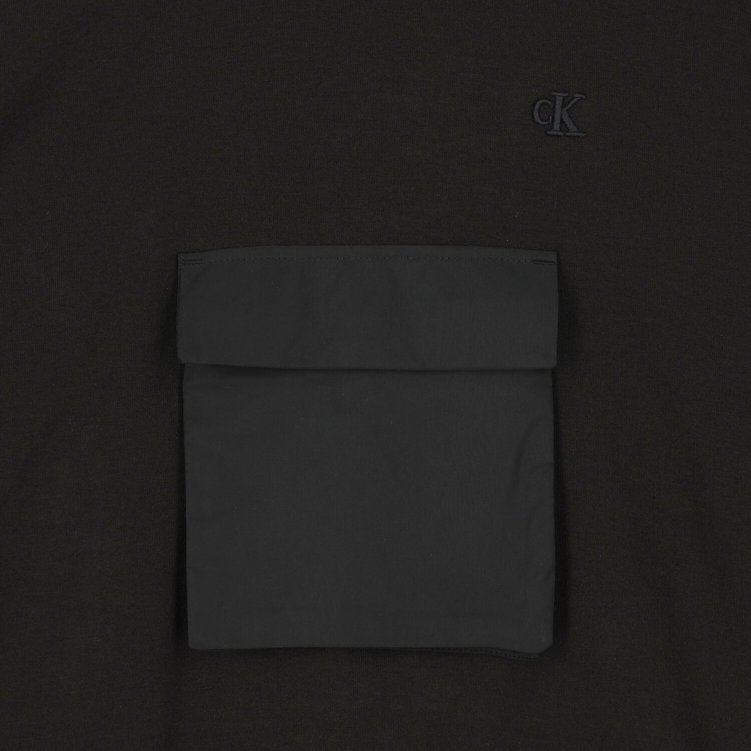 Boys Black Logo Hooded Top, 1, hi-res