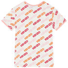 تيشيرت بالشعار باللون الأبيض للبنات, 1, hi-res