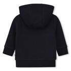 Younger Boys Mini Me Navy Blue Logo Tracksuit, 1, hi-res