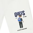 شورت اولاد بشعار تيدى بير باللون الابيض , 1, hi-res