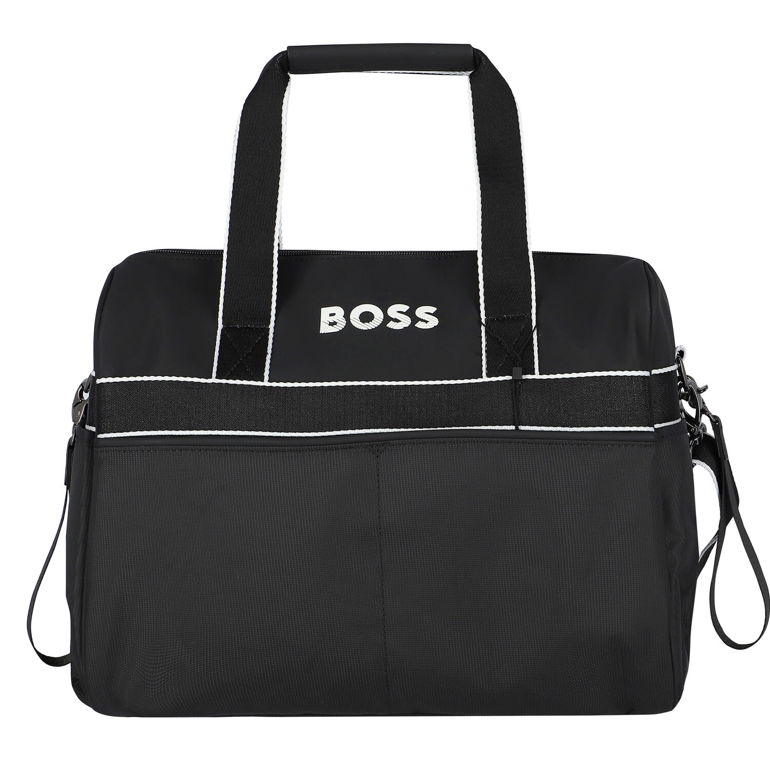 Black Logo Baby Changing Bag, 1, hi-res image number null
