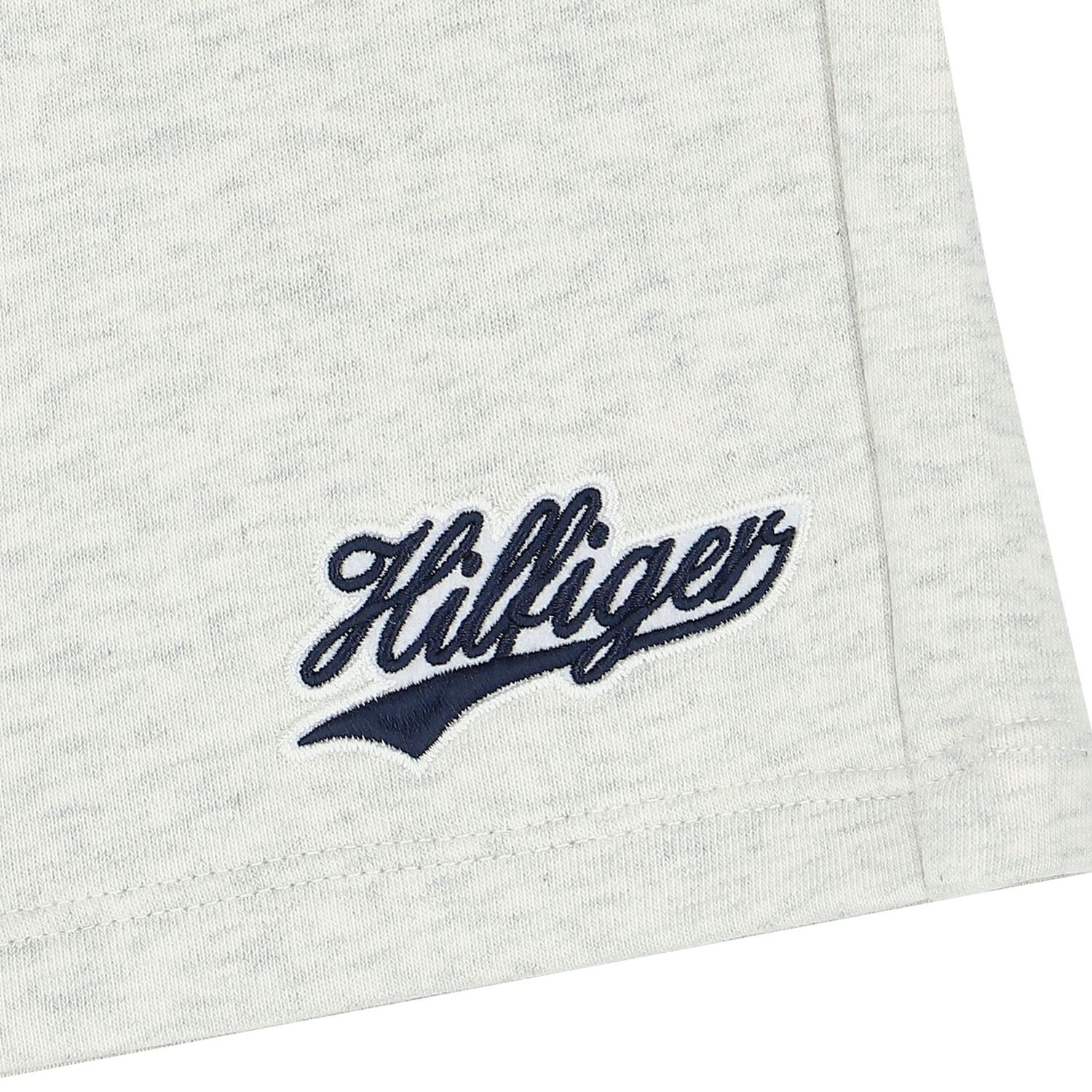 شورت أولاد بالشعار باللون الرمادي, 2, hi-res