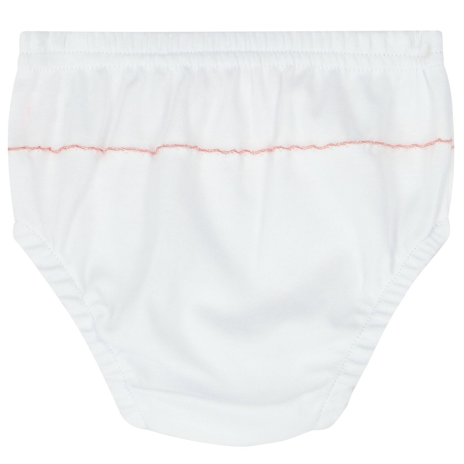 طقم بنات فستان بطبعة باللون الأبيض والوردي, 1, hi-res image number null