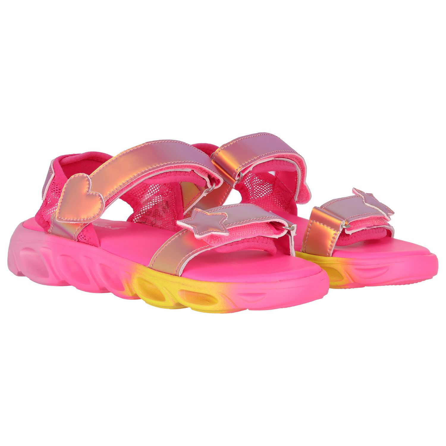 Girls Pink Sandals, 1, hi-res image number null