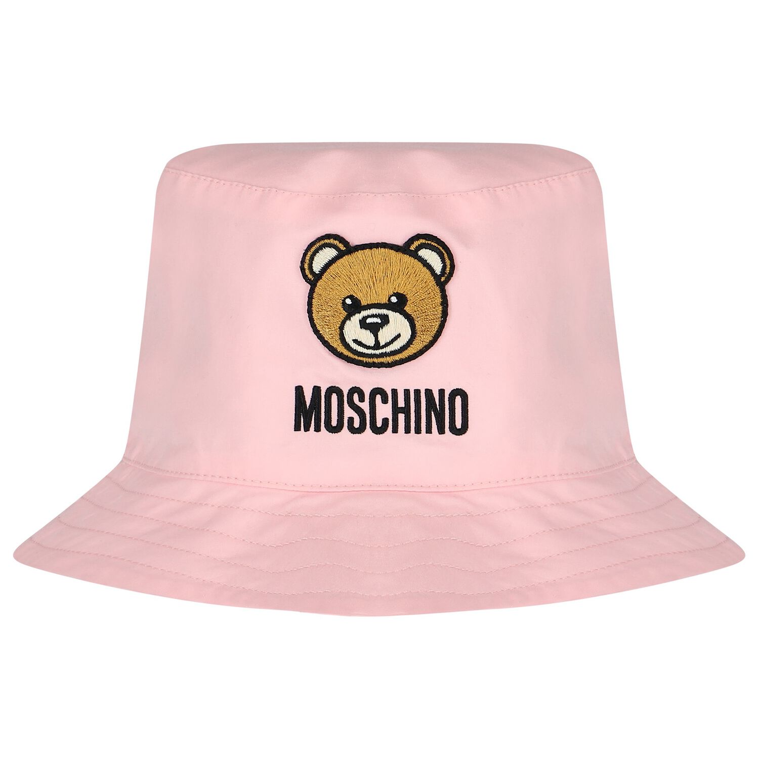 Baby Girls Pink Teddy Bear Logo Hat, 4, hi-res