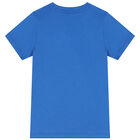 Boys Blue Logo T-Shirt, 3, hi-res