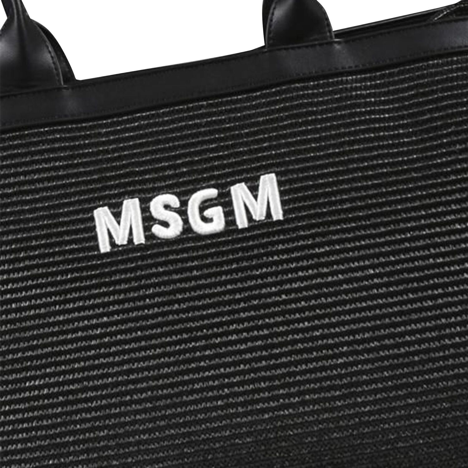 حقيبة قش باللون الأسود للبنات, 1, hi-res image number null