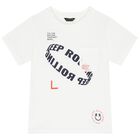 Boys White & Red Shorts Set, 4, hi-res