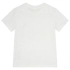 Boys White Logo T-Shirt, 1, hi-res