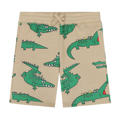 Boys Brown Crocodile Shorts