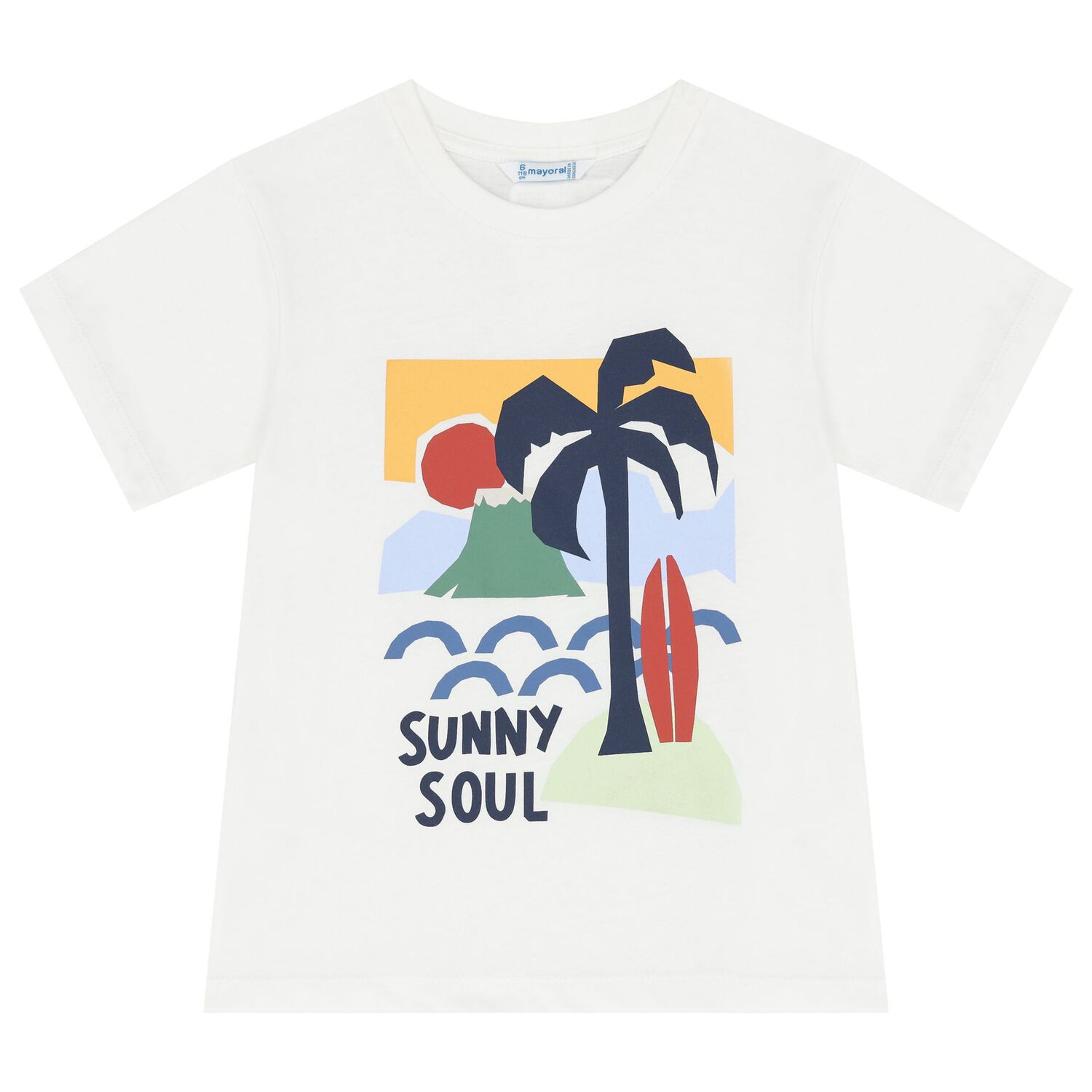 طقم أولاد شورت بطبعة باللون الأبيض والأحمر, 2, hi-res image number null