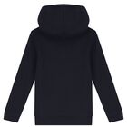 Boys Navy Blue Logo Tracksuit, 1, hi-res