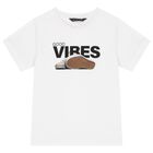 Boys White & Orange T-Shirts ( 2-Pack ), 2, hi-res