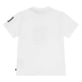 Younger Boys White Logo T-Shirt