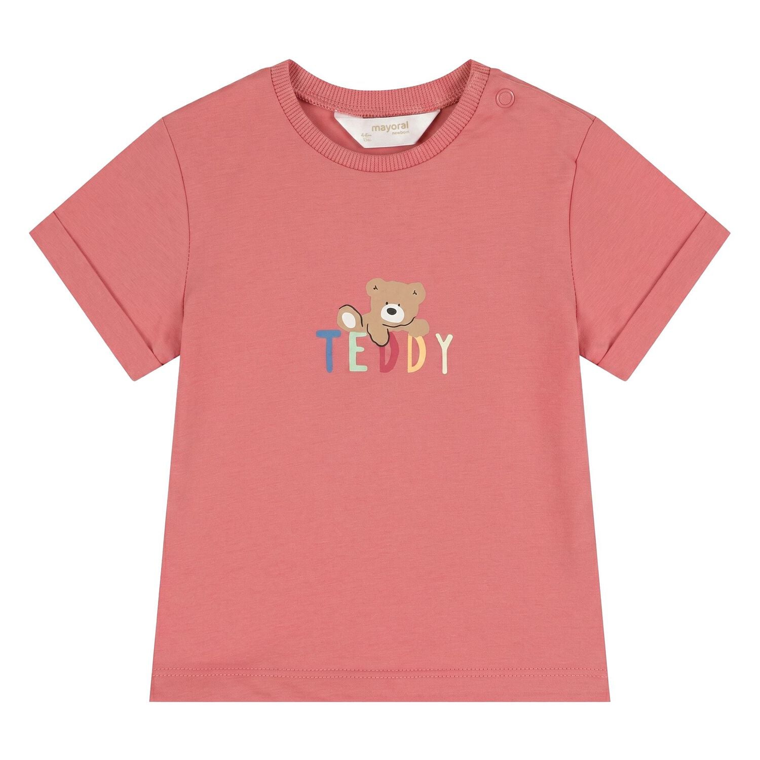 Baby Boys Orange & Ivory Teddy Bear Shorts Set, 1, hi-res