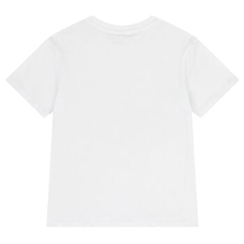 Boys White Whale T-Shirt