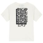 Boys White Logo T-Shirt, 2, hi-res