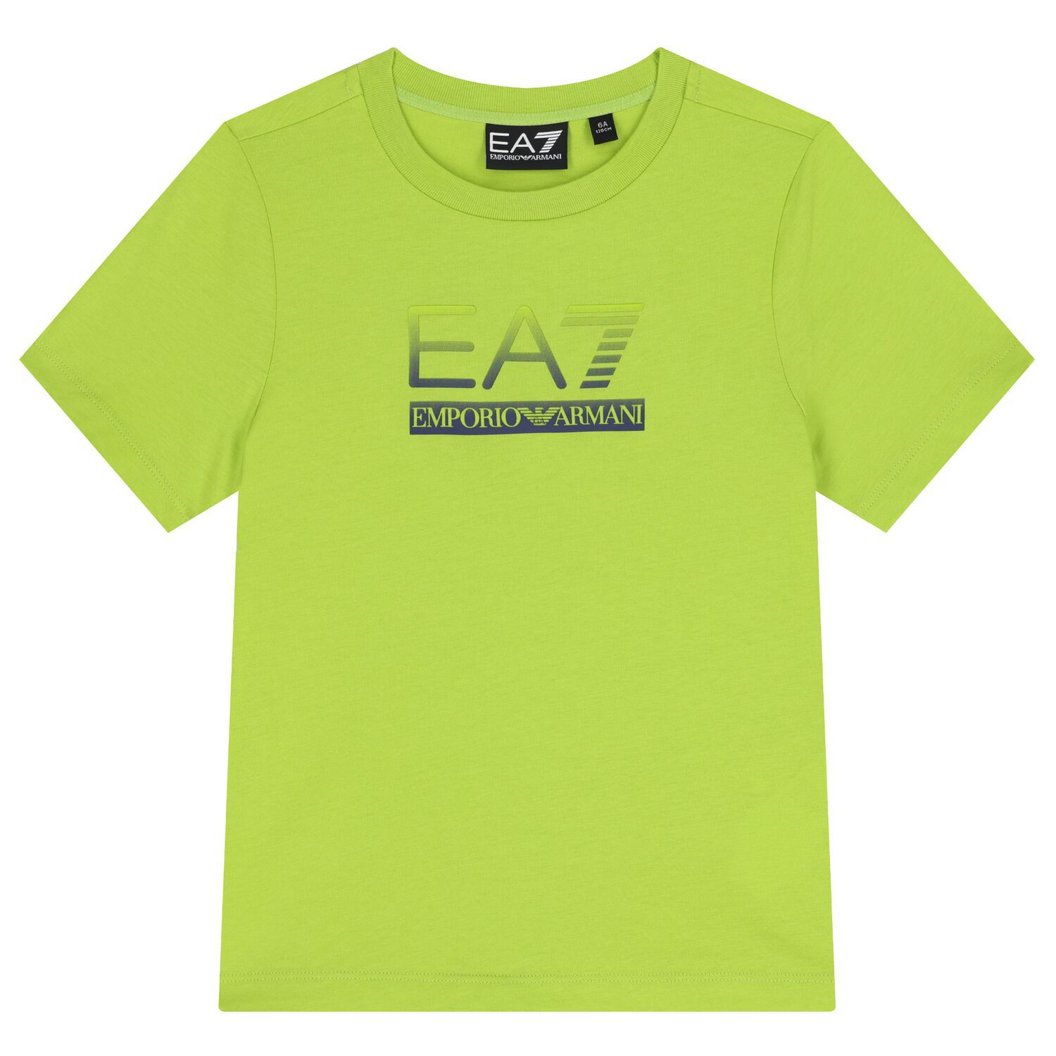 تيشيرت اولاد بالشعار باللون الاخضر , 1, hi-res