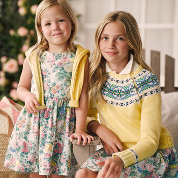 Girls Multi-Coloured Floral Dress