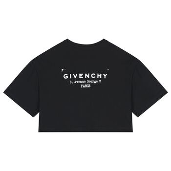 Girls Mini Me Black Logo T-Shirt