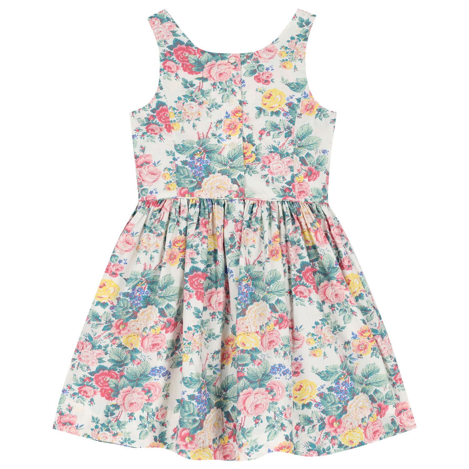 Girls Multi-Coloured Floral Dress, 1, hi-res image number null