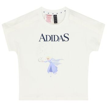 تشيرت من ديزني باللون الابيض للبنات 