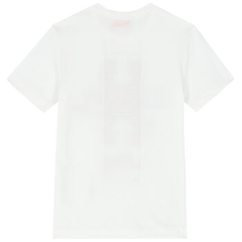 Boys White Logo T-Shirt