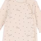 Baby Girls Beige Heart Babygrow Gift Set, 2, hi-res