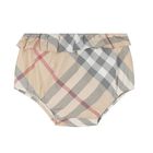 Baby Girls Beige Check Dress Set, 1, hi-res