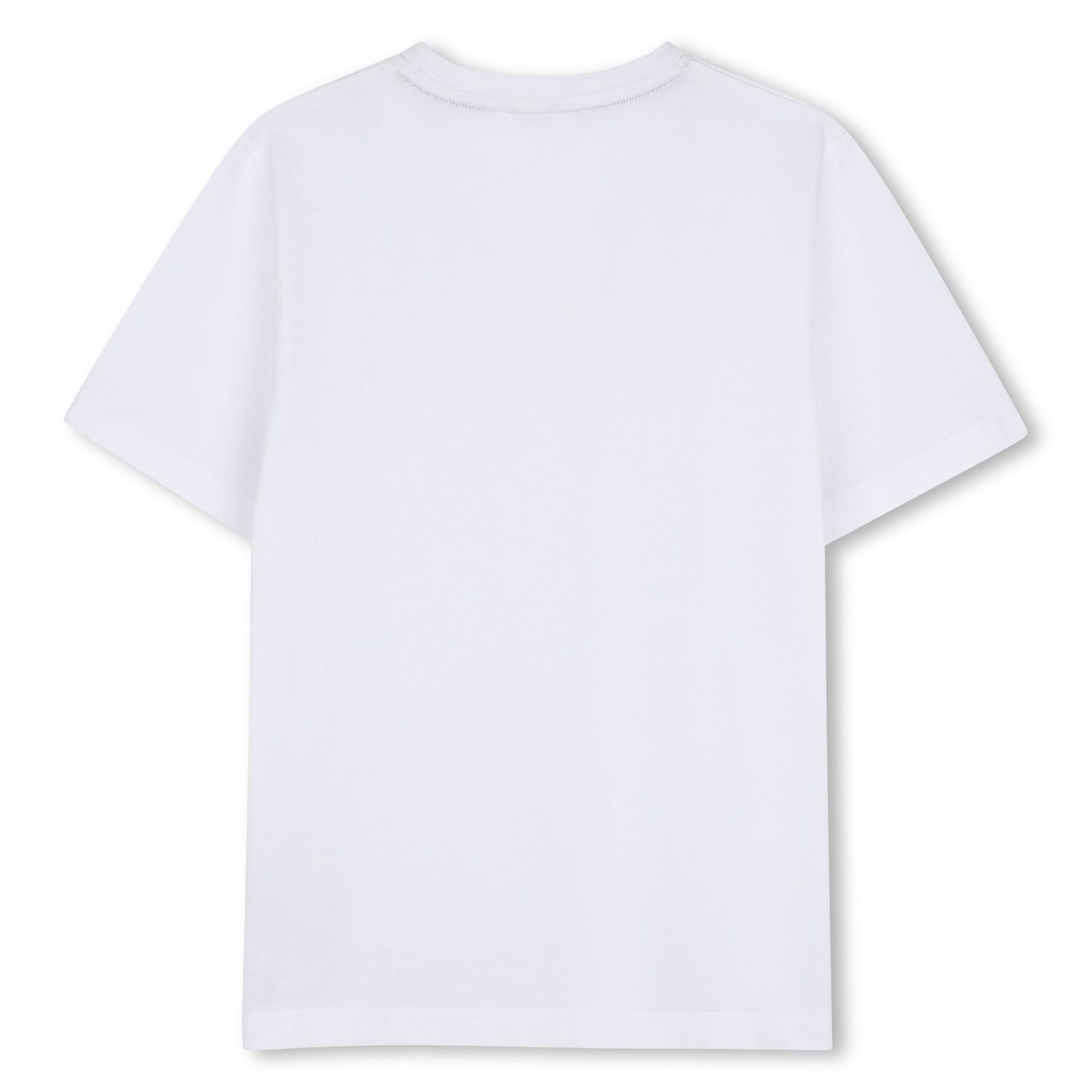 Boys White Logo T-Shirt, 2, hi-res