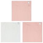 Baby Girls White & Pink Muslins (3-Pack), 2, hi-res