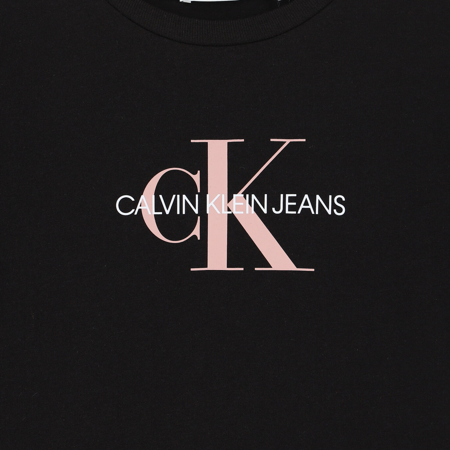 Girls Black Logo T-Shirt, 9, hi-res image number null