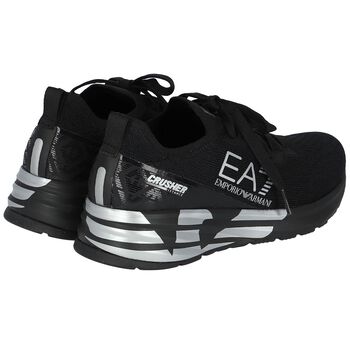 Black Logo Trainers