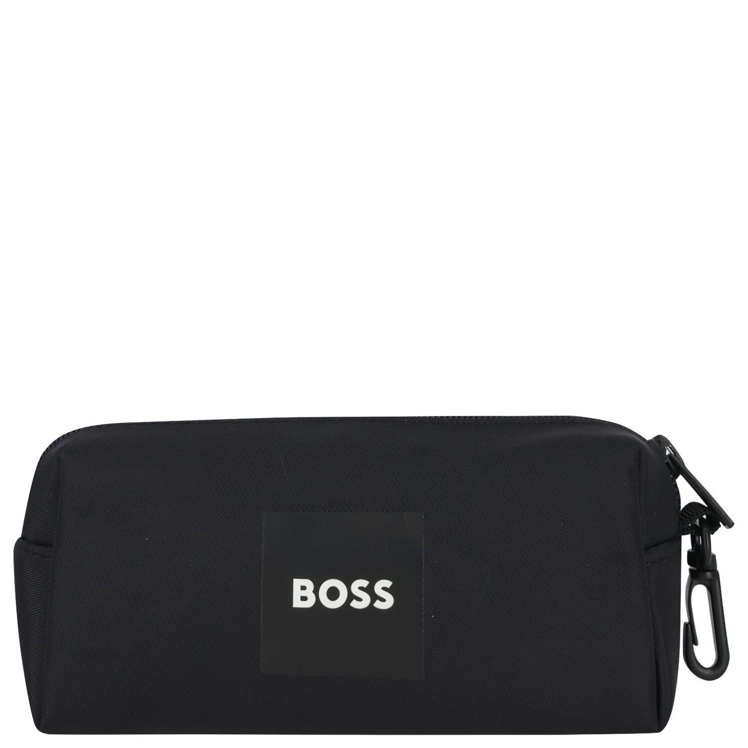 Boys Black Canvas Backpack, 1, hi-res