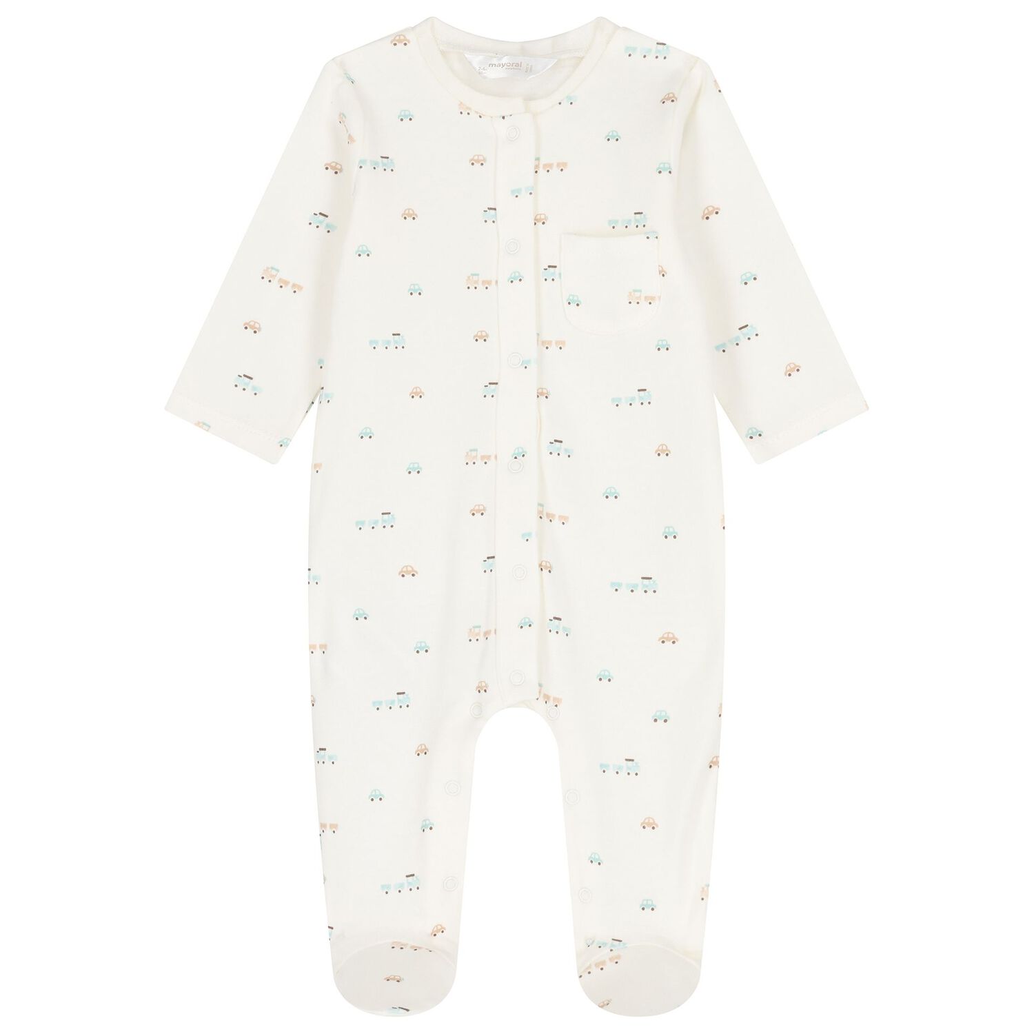 افرول اولاد بطبعه قطار باللون الابيض والاخضر ( 2 قطعه ) , 3, hi-res