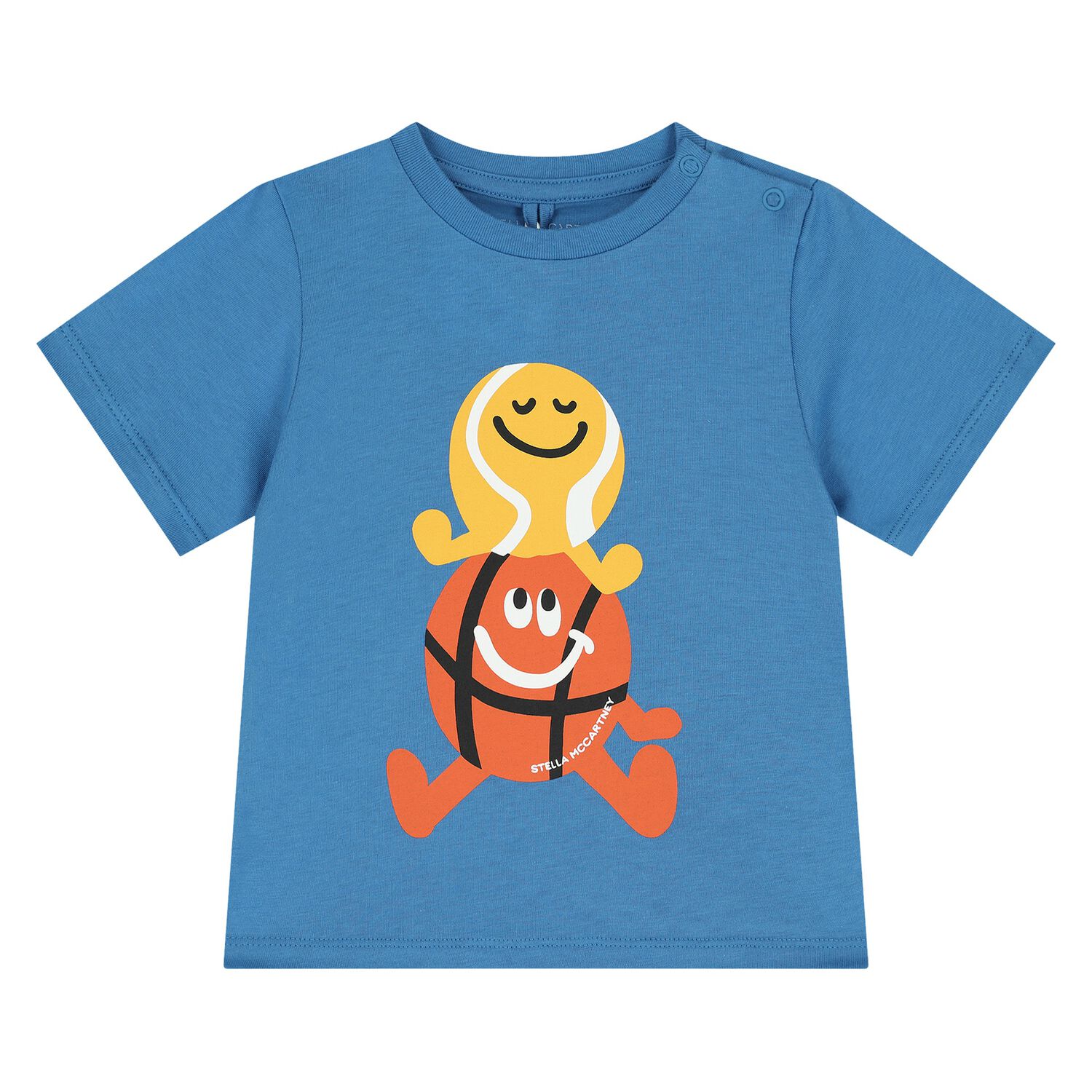 Younger Boys Blue Logo T-Shirt, 1, hi-res