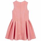 Girls Metallic Pink Dress, 1, hi-res