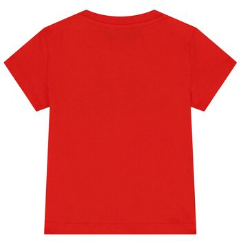 Red Teddy Bear  Logo T-Shirt