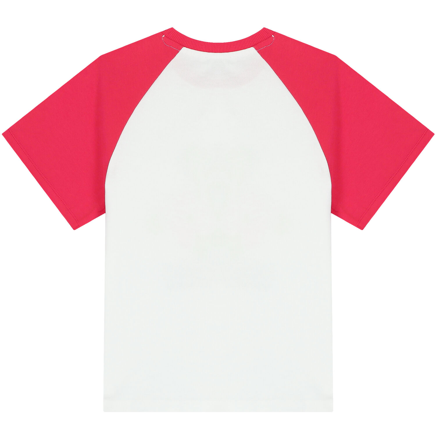 Girls White & Pink Logo T-Shirt, 1, hi-res