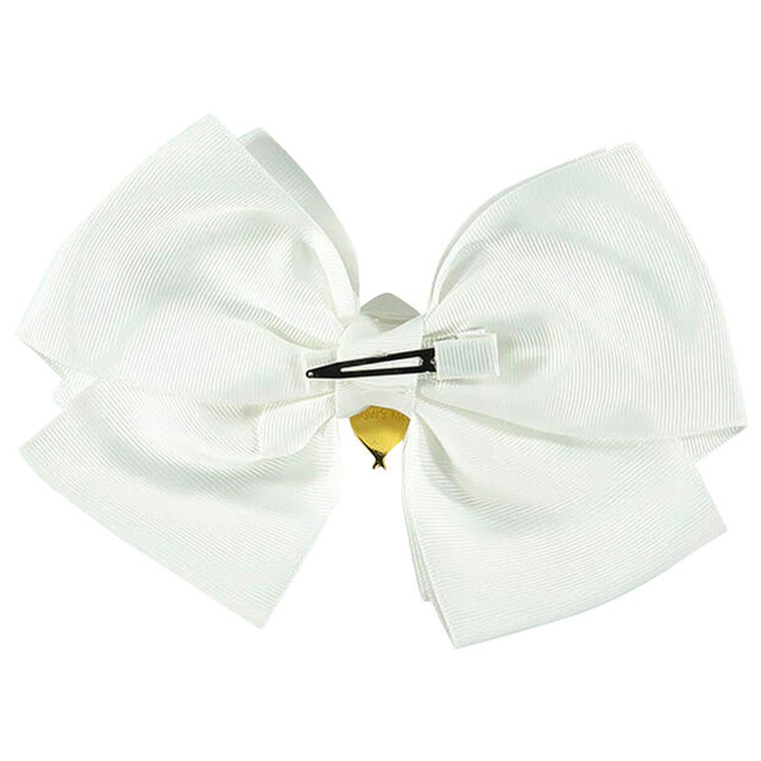 Girls Snowdrop Bow Hairclip, 6, hi-res