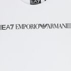 Boys White & Black Logo Shorts Set, 1, hi-res