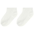 Baby Boys Blue & Ivory Socks (3 Pack), 1, hi-res