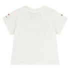 Younger Boys White & Black Logo Short Set, 1, hi-res