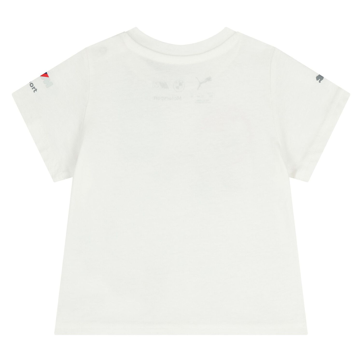 Younger Boys White & Black Logo Short Set, 1, hi-res