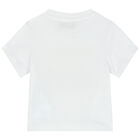 White Teddy Bear Logo T-Shirt, 5, hi-res